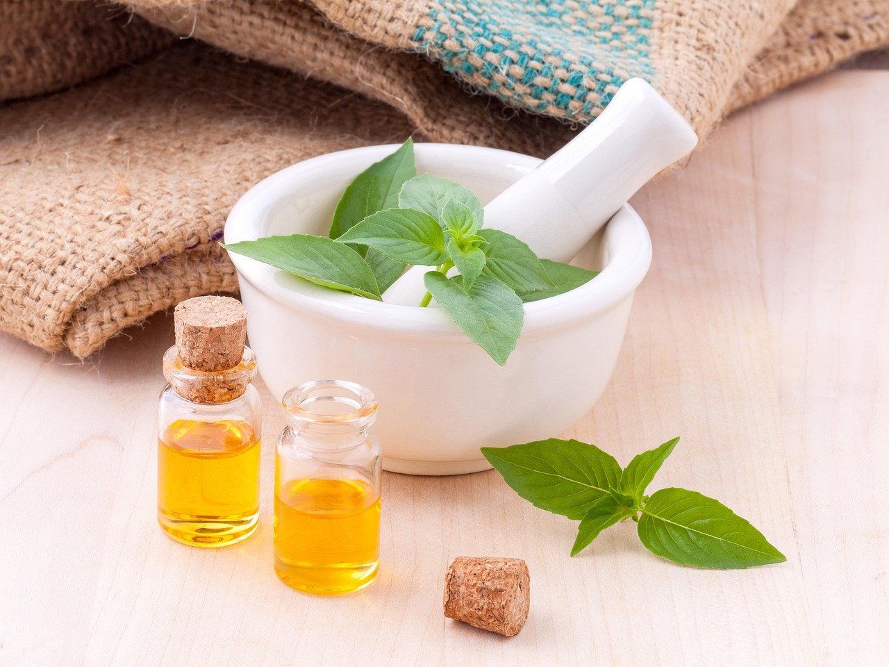 Entspannende Ölmassage während einer ayurvedischen Reinigungskur